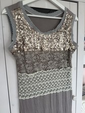 Reduziert❤️Glücksfall❤️2 Teile❤️Sommerkleid lang + 3/4 Jeanshose rosa❤️Gr. 38❤️