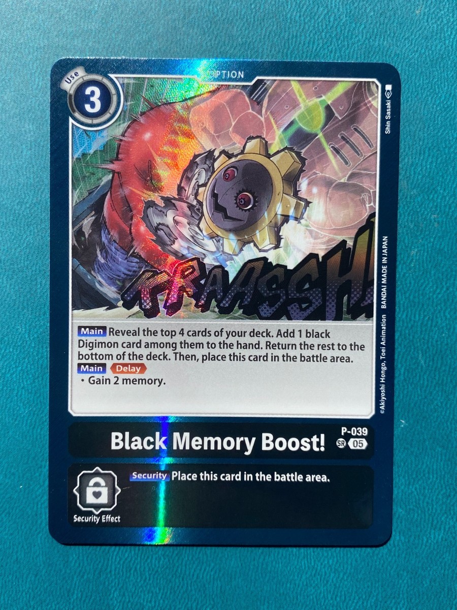 Black Memory Boost! P-039 Advanced Generations Reprint Digimon Card Game x1 | eBay Black Memory Boost! P-039 Advanced Generations Reprint Digimon Card Game x1 | eBay