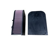 Two K&N E-0660 Hi-Flow Air Intake Filters for 2015-2018 Porsche Macan 3.0L 3.6L