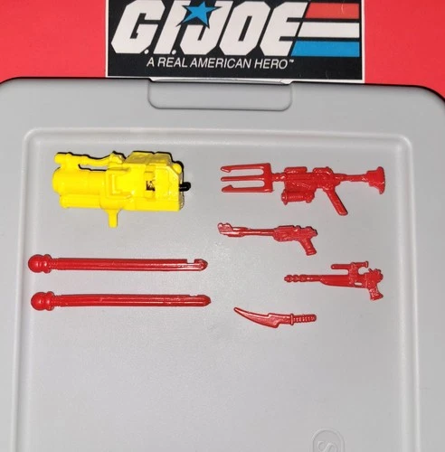 GI Joe Cobra Viper 1994 Complete Weapons Set Original 90's Hasbro Unbroken