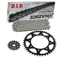 Kettensatz Kawasaki KLR650 95-04 Kette DID 520 ZVM-X 106 Offen 15/42