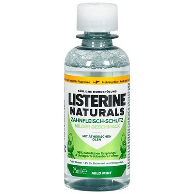 Listerine Naturals ätherischen ölen Zahnfleisch-Schutz 95 ml Mundspülung (1-er)
