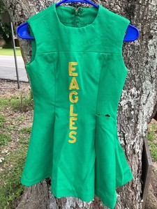 School Vintage Evergreen JR. High Louisiana Varsity Cheerleader  Uniform Outfit