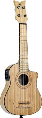 Bamboo Series All-Solid Soprano Acoustic-Electric Ukulele with Bag
