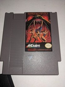 Swords and Serpents Nintendo Entertainment System 1990 NES CIB Acclaim RPG Games