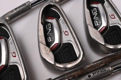 Ping G20 Eisen / 5-PW+SW / Black Dot / Regular Flex Ping CFS Stahlschäfte