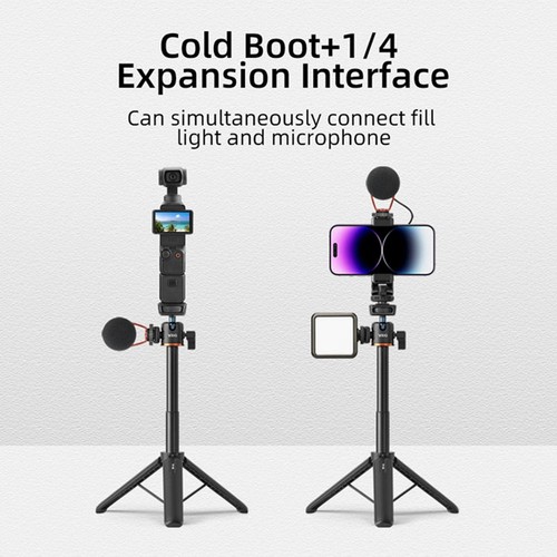 Extendable Tripod Selfie Stick for DJI Osmo Pocket 3 Pocket Camera Length Adj... - Picture 6 of 9