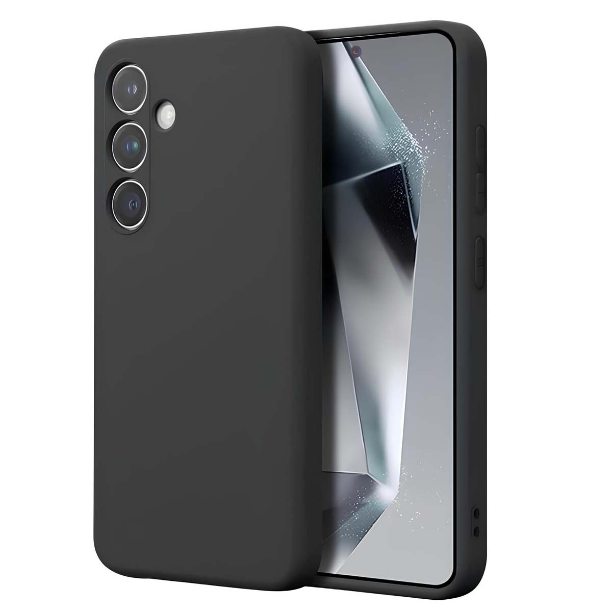 Coque en silicone premium Galaxy S24 Plus Crong ajustement sur mesure haut de gamme
