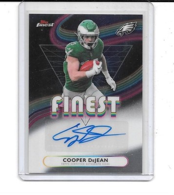 2025 FINEST COOPER DEJEAN AUTO AUTOGRAPH EAGLES