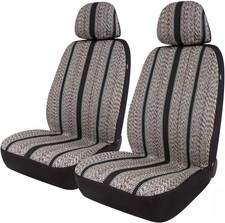 Baja Blanket Bucket Seat Cover For Car Truck Van Suv - Black-low Back