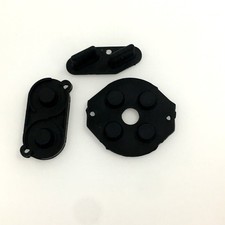 Black For Nintendo Game Boy Original DMG-01 Conductive Rubber Silicone Buttons
