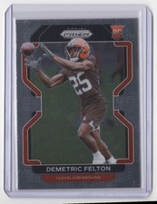 2021 Panini Prizm Demetric Felton Rookie Cleveland Browns #411