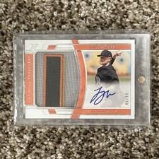 2020 National Treasures Baseball Logan Webb Rookie Patch Auto /99 (No. 189)