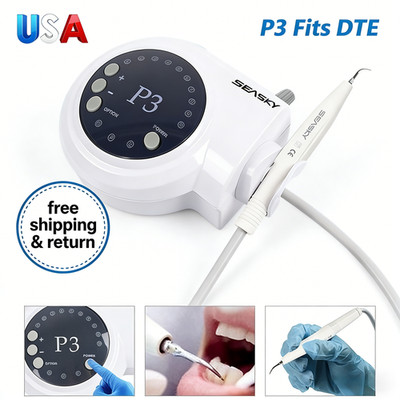 Dental Electric Ultrasonic Scaler Endo Perio Handpiece + 5*Tips fits DTE Satelec