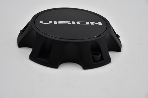 Vision Manx 2 C354SB-6V Satin Black 6 Lug Wheel Center Cap Fits 6x5.5 6x135 - Picture 2 of 8