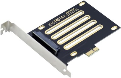 PCI Express 4.0 X1 Lane auf U.2 U.3 Kit SFF-8639 Host Adapter für Motherboard 