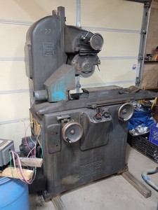 Thompson Model F Hydraulic Surface Grinder W/  Brown&Sharpe 6" X 18" Mag Chuck