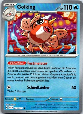 Golking Poke Ball Uncommon SV: Prismatic Evolutions 021/131 deutsch Pokemon