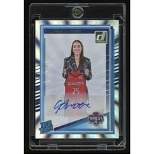 2025 Donruss WNBA #96 Georgia Amoore Rated Rookies Signatures Holo Laser