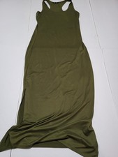 (#17) Absolutely Green Sleeveless Slit Bodycon Size Women's Large 