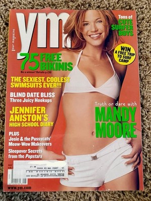 YM Magazine May 2001 Mandy Moore Jennifer Aniston