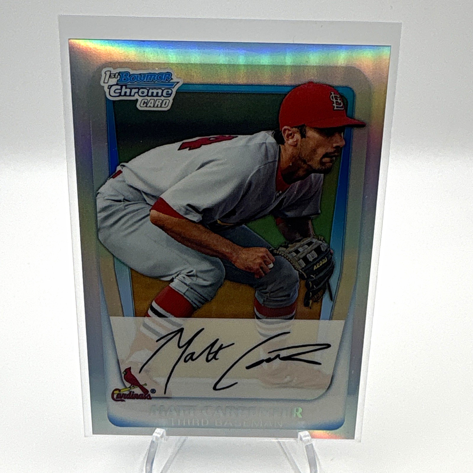 Topps 2011 Bowman Chrome Prospects Matt Carpenter BCP66 Refractor /799 RC
