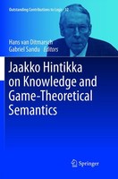 Jaakko Hintikka On Knowledge And Game-Theoretical Semantics Gabriel Sandu