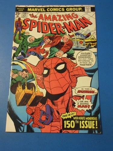Amazing Spider-man #150 Bronze age Death of Ben Parker Clone Key VF Beauty Wow