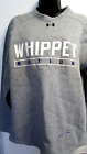 Women's Sm/P Gray Pullover Graphic Whippet Dog Ls Sweatshirt By Under Armour