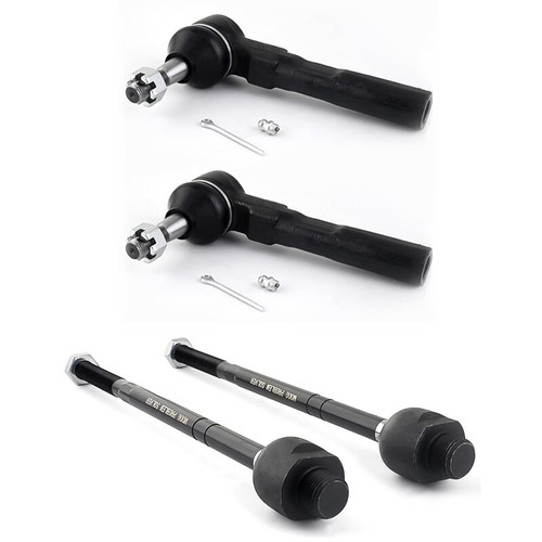 4PCS MOOG Front Inner & Outer Tie Rod For Sierra 1500 Silverado 1500 2WD - Picture 4 of 8