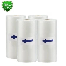 8"x50' Vacuum Sealer Bags on Roll 4Mil Embossed Food Saver Vacuum Storage Bags