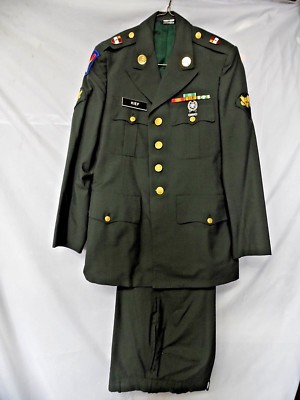 slim fit dress slacks US Army Service Dress Jacket, Large (109cm) / Regular
