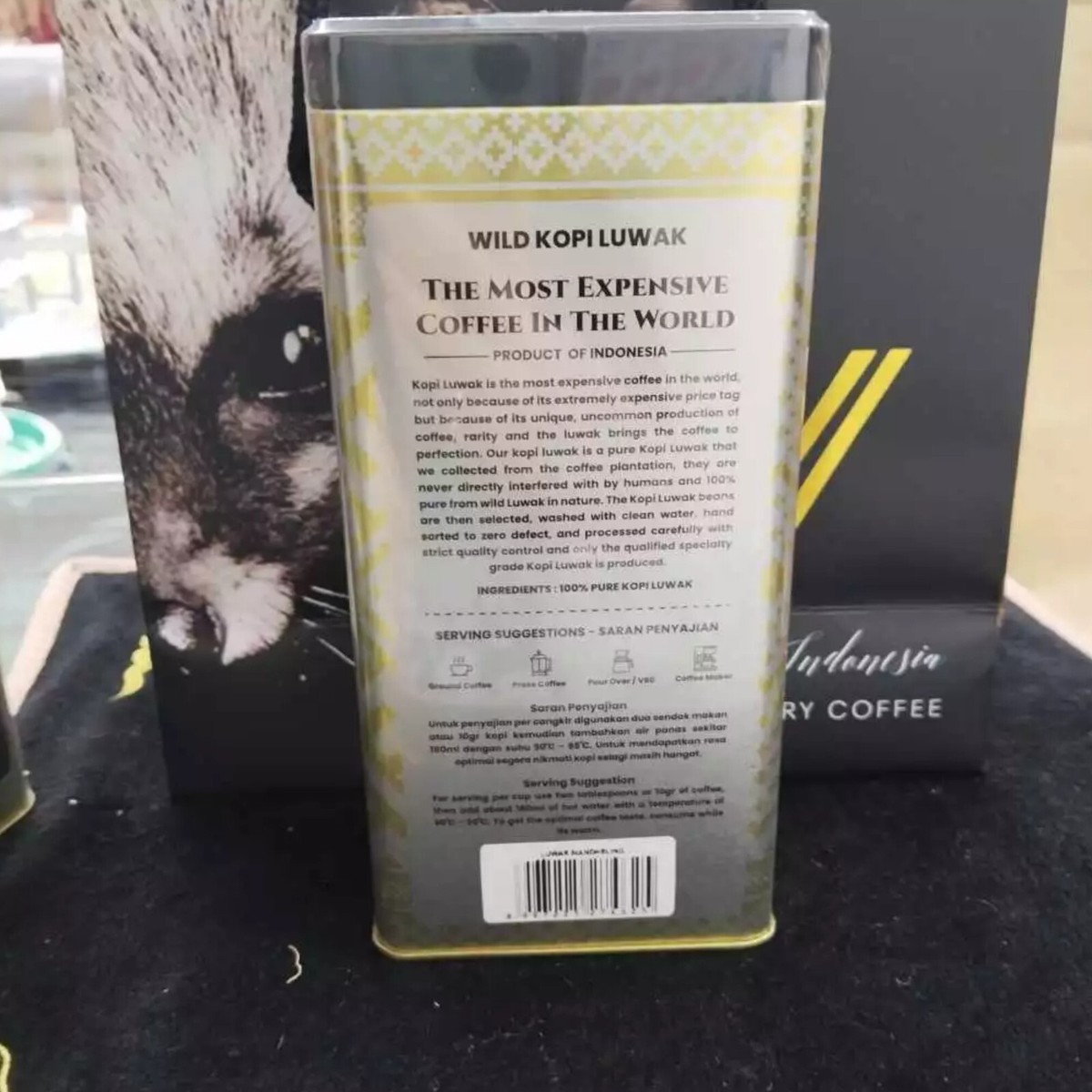 Kopi Luwak Coffee Mandhelig 100g Coffee Beans Original Sumatra