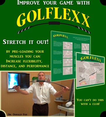 Golflexx Medium Golf Training Stretching Aid Golf Trainer Stretch It Out