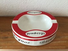 Ancien  CENDRIER céramique   Publicitaire de comptoir  COGNAC BISQUIT  