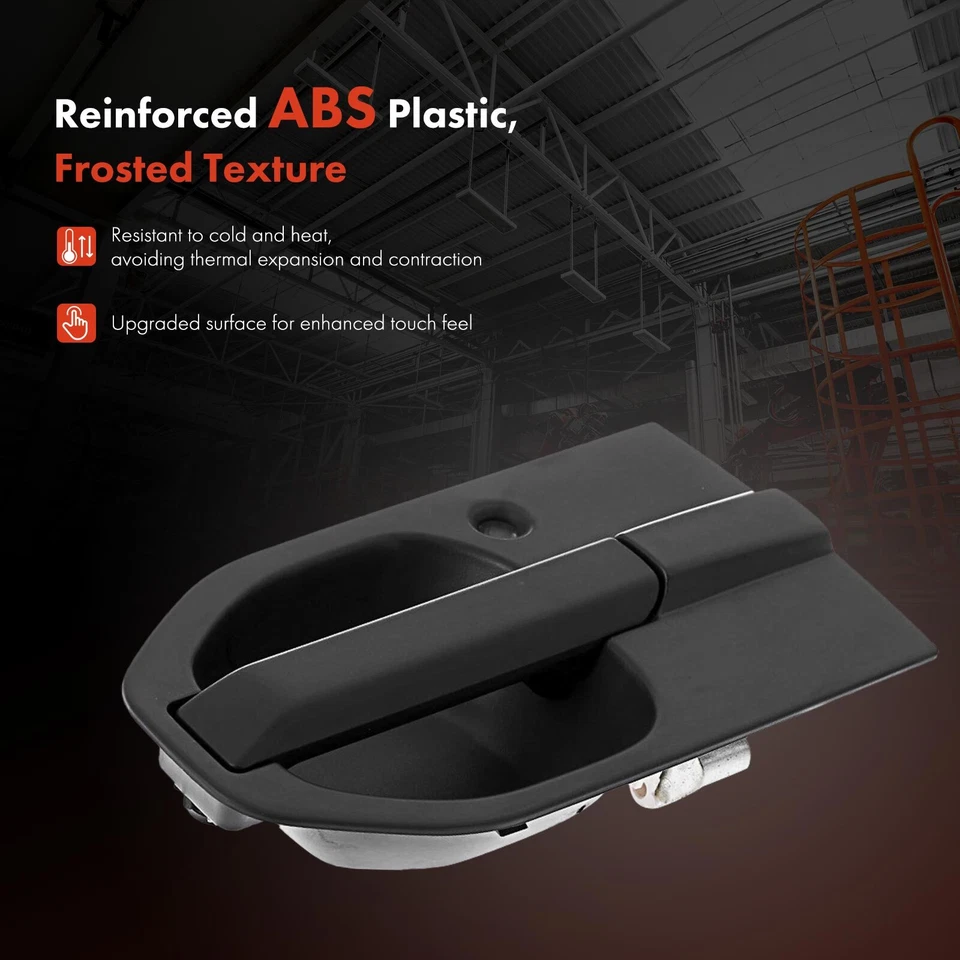 Manija de puerta exterior negra textura pasajero delantero para Honda Element 2003-2007 Foto 3 de 4