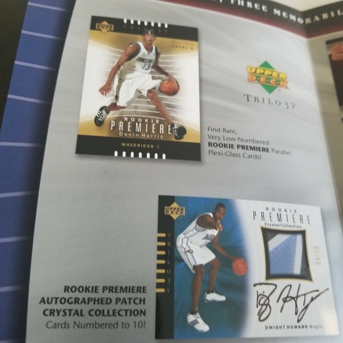 RARE DEALER PROMOTIONAL PAMPHLET 2004-05 UPPER DECK TRILOGY BASKETBALL M JORDAN - Picture 11 of 12