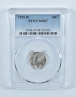 1951-D Roosevelt Dime MS67 PCGS Blue Label