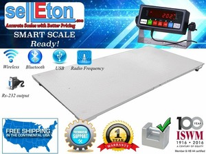 Selleton 5000Lb/1Lb 5X5 60 X 60 Floor Scale/Pallet Scale with Software & USB! Selleton 5000Lb/1Lb 5X5 60 X 60 Floor Scale/Pallet Scale with Software & USB!