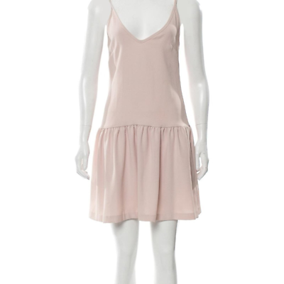 N / Nicholas Sleeveless V Neck Drop Waist Mini Dress - 4 | eBay