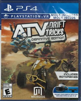 ATV Drift & Tricks Definitive Edition PS4 (Brand New Factory Sealed US  Version) 