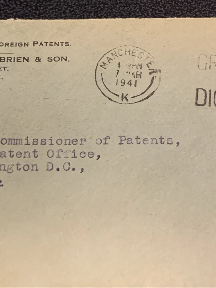 1941 Dig For Victory GB CENSORED MAIL To Washington DC - Image 3 of 4