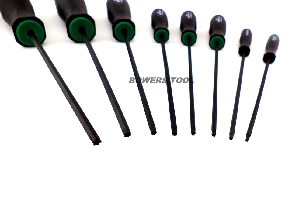 Bondhus 8pc Torx Star Screwdriver Set T25-T6 MADE IN USA 34532 High Torque Steel - Image 4 of 4