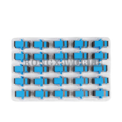 200x SC-SC Coupler Fiber Optic Connector Adapter SC UPC SM Flange Simplex