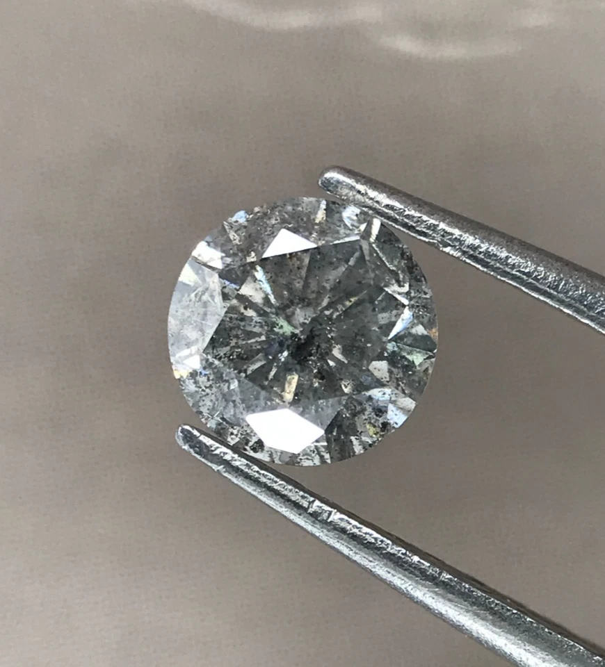 0.40 CARAT ROUND SHAPE WHITE I / J COLOR BRILLIANTCUT NATURAL DIAMOND - Image 4 of 4