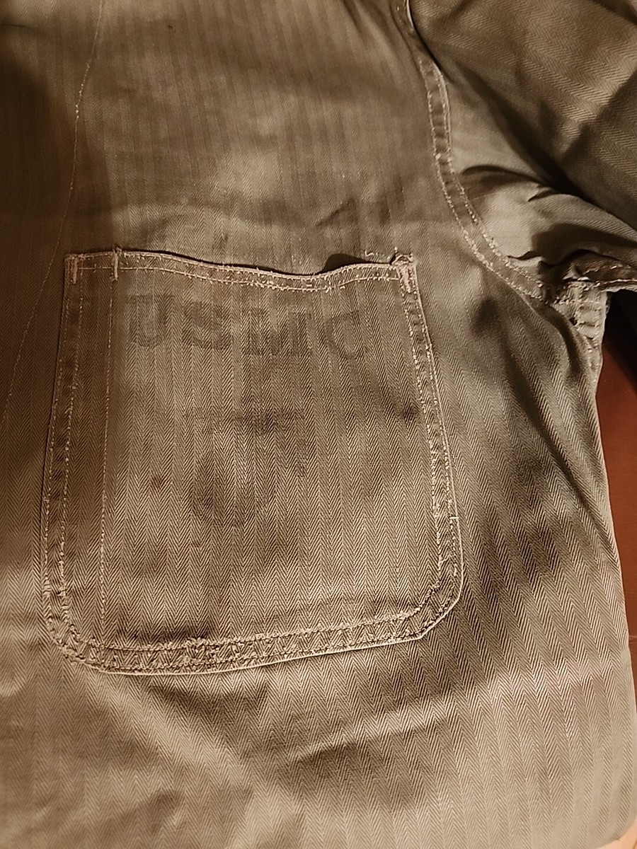 USMC Jacket HBT WWII US Marine Corps Green Utility 40's USMC Jacket HBT WWII US Marine Corps Green Utility 40's