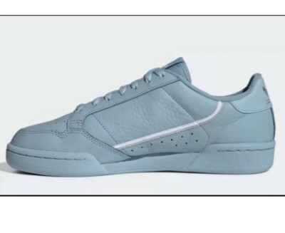 adidas Continental 80 Original Trainer Ash Blue Glacier Size 4 Youth