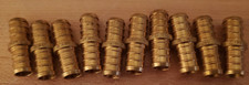1/2" Brass PEX 1/2 x 1/2 Coupling 10-pack