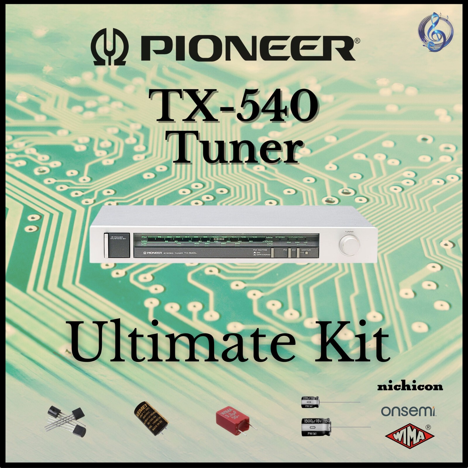 Pioneer TX-540 vintage audio equipment - eBay listing photo 4