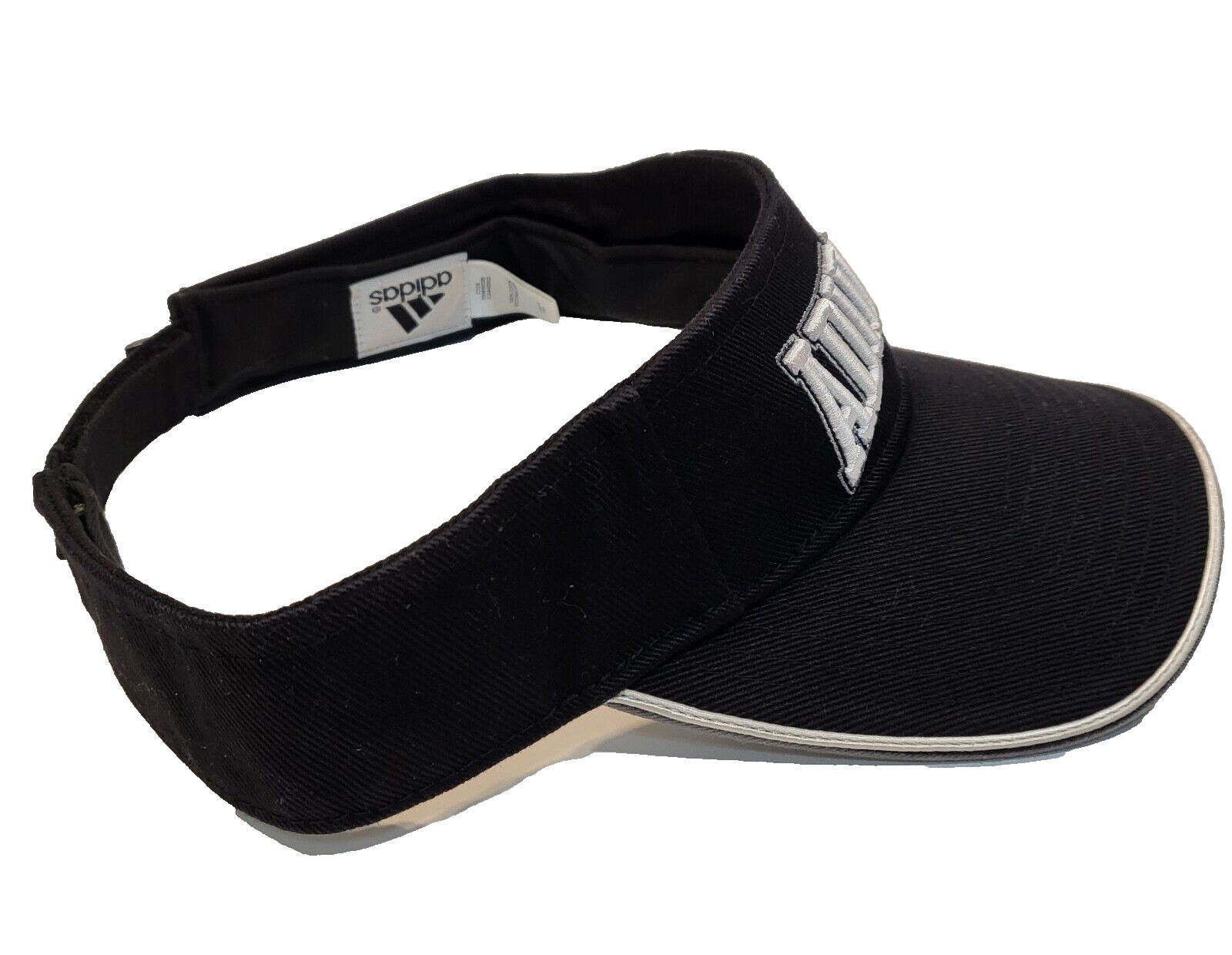 Adidas Adjustable Strap back Visor Hat Cap Black … - image 8